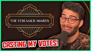 Hasan Votes for the Streamer Awards | Hasanabi Reacts