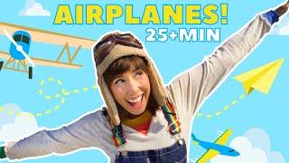 Airplanes for Kids! Learn Airplane ABCs | How to Make an Easy Paper Airplane | Air Museum Visit