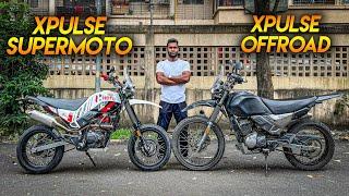 HERO XPULSE SUPERMOTO vs OFFROAD SETUP 