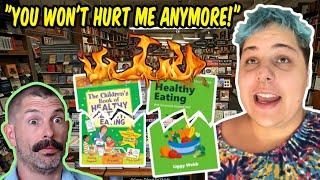 ENRAGED Fat Activist Goes NUTS: Destroys DIET BOOKS!