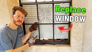 How To Easily Replace Broken Window Glass Pane