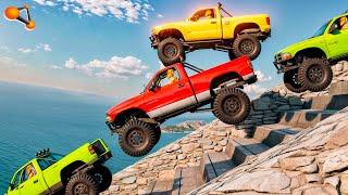 Stairs Vs Cars #58 - BeamNG drive