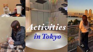 Must do activities in Tokyo! Joypolis Amusement Park, Animal cafes; Piglet and cat cafes, Foot spa