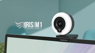 GAMDIAS IRIS M1 Streaming Webcam | Light Up Your Creativity