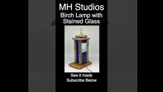 Publish short - Birch Lamp Logs with Stained Glass 3 #shorts