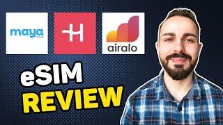 The Best Travel eSIM 2025 l Maya Mobile vs Holafly vs Airalo eSIM Review