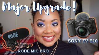 MAJOR UPGRADE! | NEW CAMERA & TONS OF ACCESSORIES | SONY ZV E10