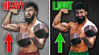 HIGH vs LOW Reps: Which is Better for MUSCLE GROWTH? (Science Explained)