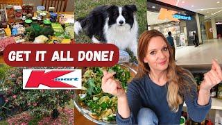 KMART. Get it all Done. Grocery Haul. Meal Plan and Weekly Home Reset!