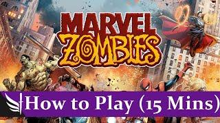 How to play Marvel Zombies: A Zombicide Game (Zombie & Hero Mode)