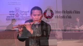 World Flute Festival 2015 in New Delhi | Bansuri Music | Basuri Ko Dhun | Pancha Lama バンスリ パンチャ ラマ