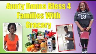 Aunty Donna Bless 4 Families with Grocery ️