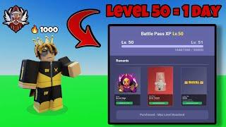 FINISHING The Season 11 Battlepass In Just ONE Day On Roblox Bedwars [FASTEST METHOD]