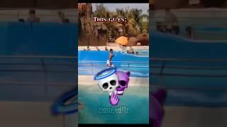 OTHER in waterslide vs this guys #shorts