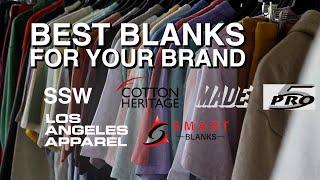 Best Blanks for your Clothing Brand! SSW LA Apparel Smart Blanks Cotton Heritage MADE Pro5