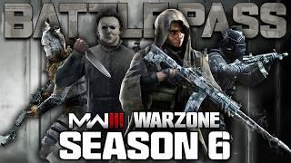 Everything In The Season 6 Battle Pass / Blackcell (Modern Warfare 3 & Warzone)