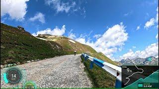 15 minute Indoor Cycling Workout Edelweisspitze Großklockner Alps Garmin 4K Video