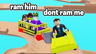 I Slide Down the Biggest ICE Slide On Roblox