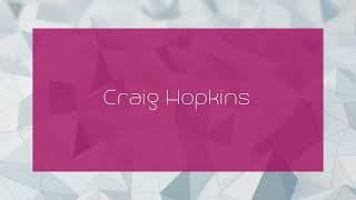 Craig Hopkins - appearance