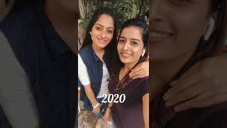 We in 2014 to 2024 ️ friendship #anshu #anshureddy #sreepriya