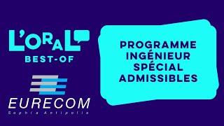 EURECOM - Best-Of - Programme Ingénieur - Spécial Admissibles