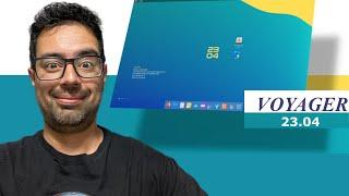 VOYAGER LINUX 23.04 um Ubuntu 23.04 Estilizado - Desktop Linux