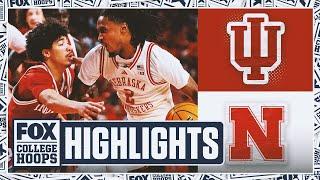 Indiana Hoosiers vs. Nebraska Cornhuskers Highlights | FOX College Hoops