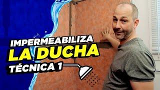 Impermeabiliza la ducha | Técnica 1