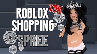 10K ROBUX SHOPPING SPREE! | ROBLOX