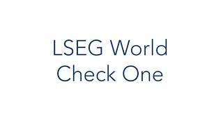 Incorporate LSEG World Check One into Your TPRM Program | ProcessUnity LSEG Connector