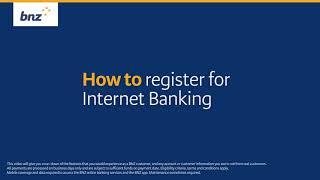 How to register for Internet Banking