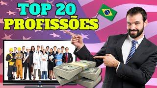 TOP 20 Profissões mais bem pagas nos EUA