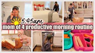 *NEW* PRODUCTIVE MORNING ROUTINE AS A MOM OF 4 TIFFANI BEASTON HOMEMAKING 2024