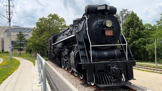 Canadian National 6167 Steam Engine Guelph Ontario Canada July 4, 2024