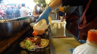 Yummy Falafel "Wraps at "Nana Fanny's" Street Food stall in Borough Market, London.