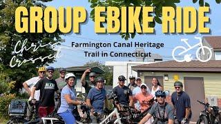 Group Ebike Ride - Farmington Canal Trail - Connecticut