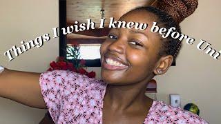 Things I wish I knew before I went to Uni || Freshers Advice || University of Witwatersrand edition