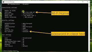 How to show saved WIFI password from computer