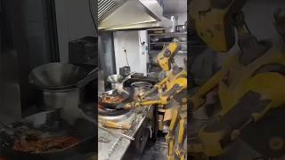 Robot Cooking ‍ in resturant #robot robot  #chef