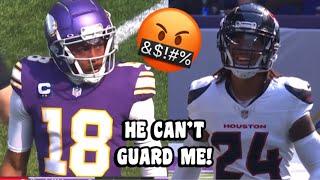 Justin Jefferson Vs Derek Stingley Jr  (WR Vs CB) Vikings Vs Texans 2024 highlights