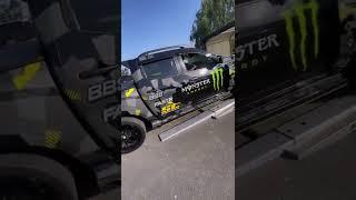 Unloading Nissan Navara-R with 1000hp AWD GTR Engine #nissan #navara-r #gtr #engine #1000hp #car