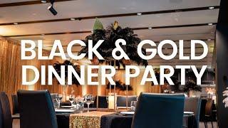 Black & Gold Dinner Party! (Theme Showcase)