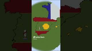 Building Spain in 3 Scales #spain #spanish #maps #flags #minecraft