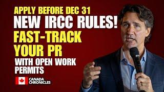 New IRCC Rules! Open Work Permits for PNP Fast-Track PR! Canada Immigration Update 2024