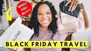 TRAVEL HAUL! Travel gear I bought from the BLACK FRIDAY TRAVEL DEALS.