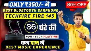 Best Neckband Under 500  TechFire Fire 145 36 Hours Review Best Bluetooth Earphones Under 500