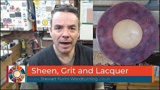 Woodturning - Sheen, Grit and Lacquer Platter