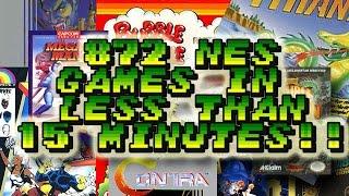 Every single NES Game Cover - 872 NES Games (TheGebs24)