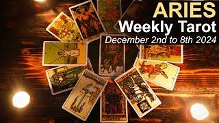 ARIES WEEKLY TAROT READING "RECEIVING AN ANSWER" December 2nd to 8th 2024 #weeklytarotreading