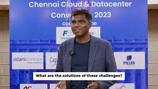 Mr. Sreejith G from ST Telemedia Global Data Centres (India) at #ChennaiCDC2023